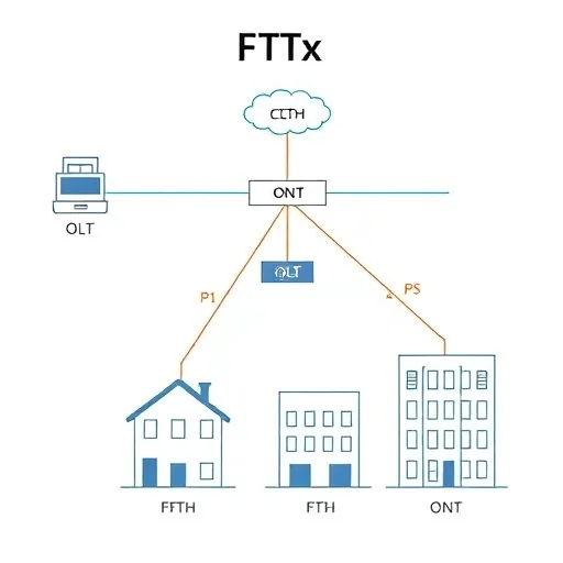 معماری شبکه های FTTX