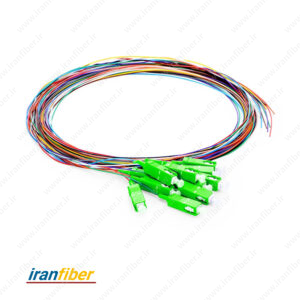 پیگتیل-سینگل-مد-12رنگ-SC-APC-SM-SX-0.9mm-2M