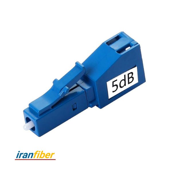 تضعیف‌کننده فیبر نوری LC-LC/5dB نری به مادگی
