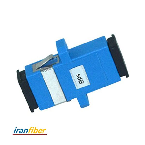 تضعیف‌کننده فیبر نوری SC-SC/5dB مادگی به مادگی
